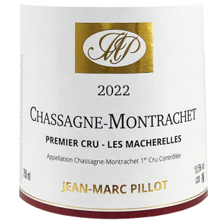 2022 Jean Marc Pillot Chassagne Montrachet 1er Cru Macherelles Rouge
